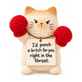 I'd Punch a B❤️tch For You Siamese Cat – Handmade Bestie Gift
