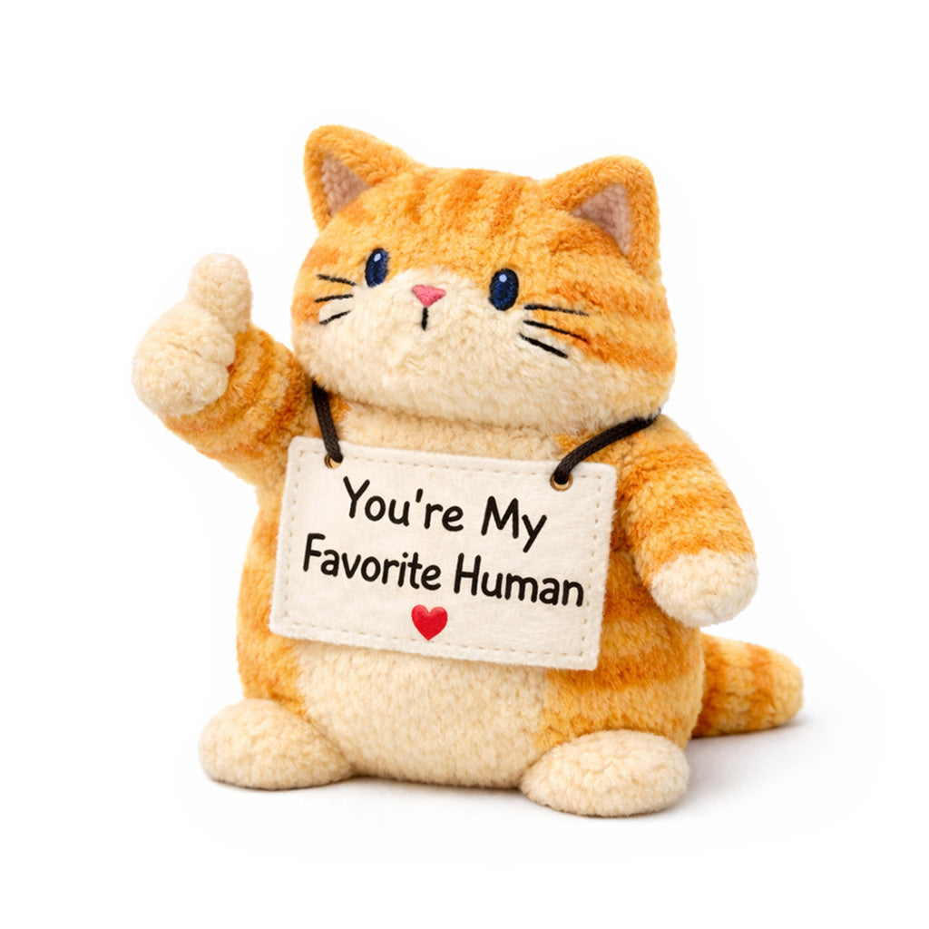 My Favorite Human Emotional Support Cat Plush