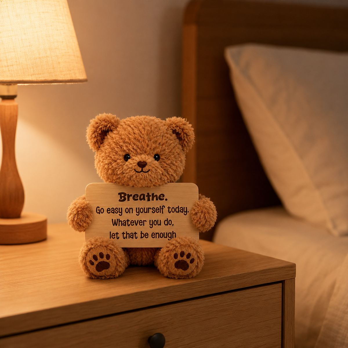 Emotional Support Brown Bear Plush