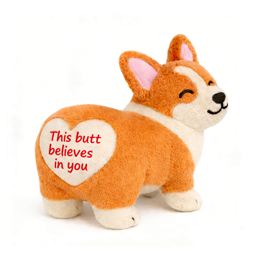 Believes In You Emotional Support Corgi Plush