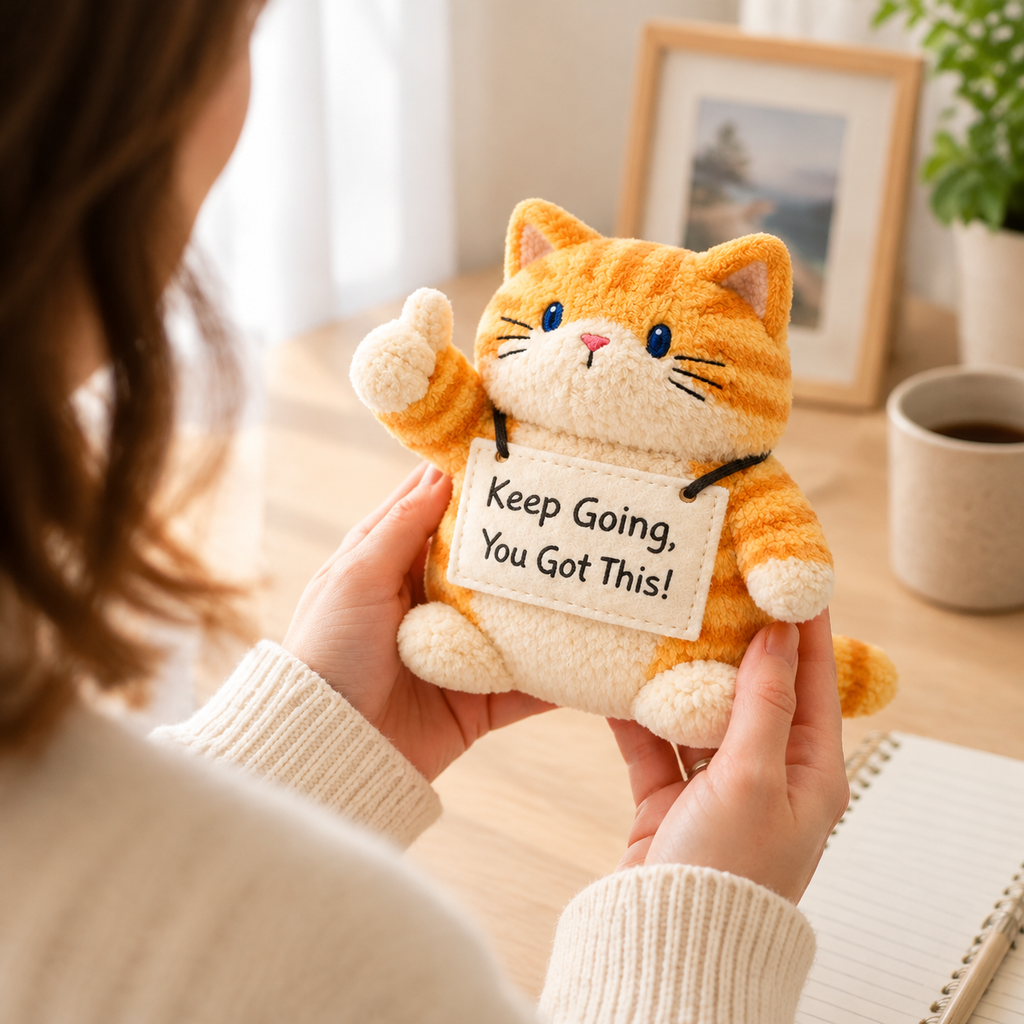 Keep Going You Got This Emotional Support Cat Plush