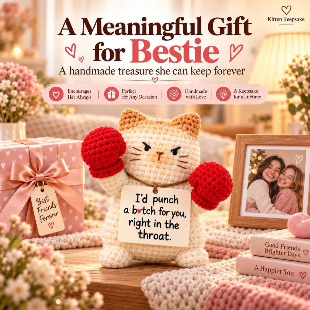 I'd Punch a B❤️tch For You Siamese Cat – Handmade Bestie Gift