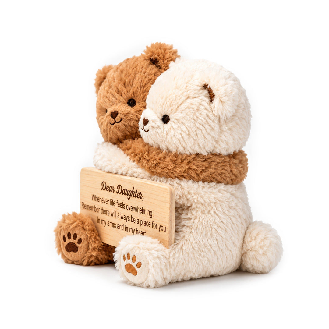 Dear Daughter Hugging Bear Plushies