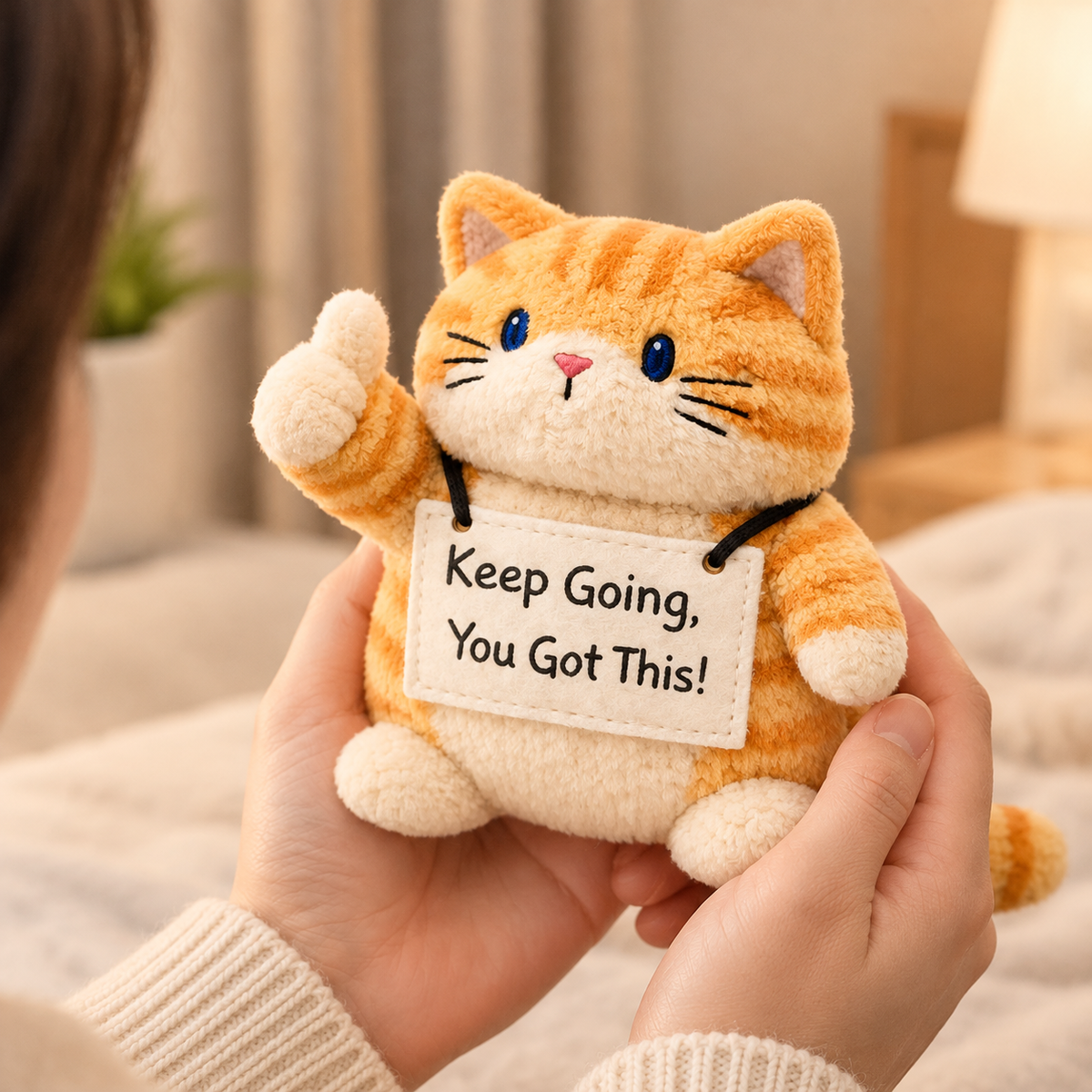Keep Going You Got This Emotional Support Cat Plush