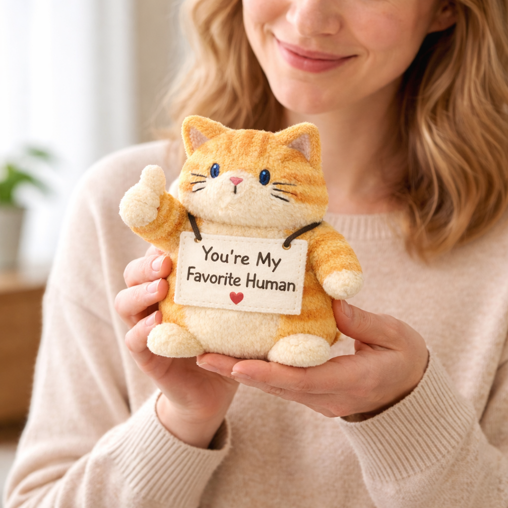 My Favorite Human Emotional Support Cat Plush