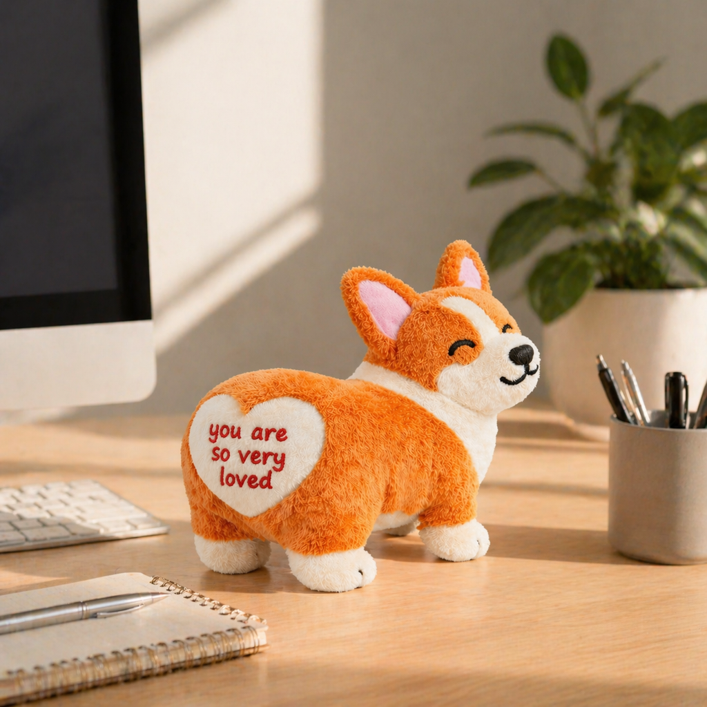 You Are So Very Loved Emotional Support Corgi Plush