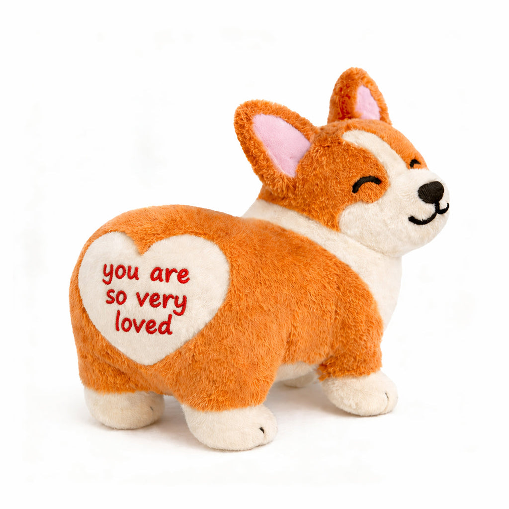 You Are So Very Loved Emotional Support Corgi Plush
