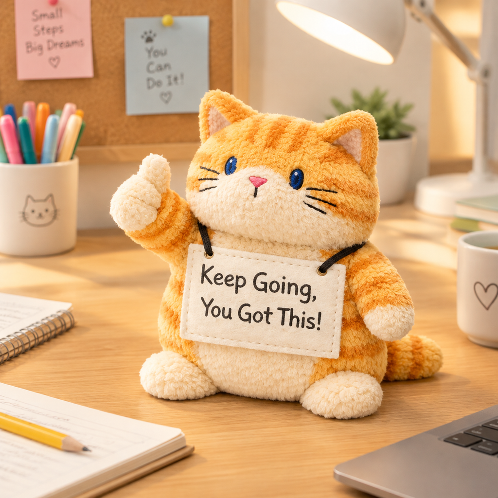 Keep Going You Got This Emotional Support Cat Plush