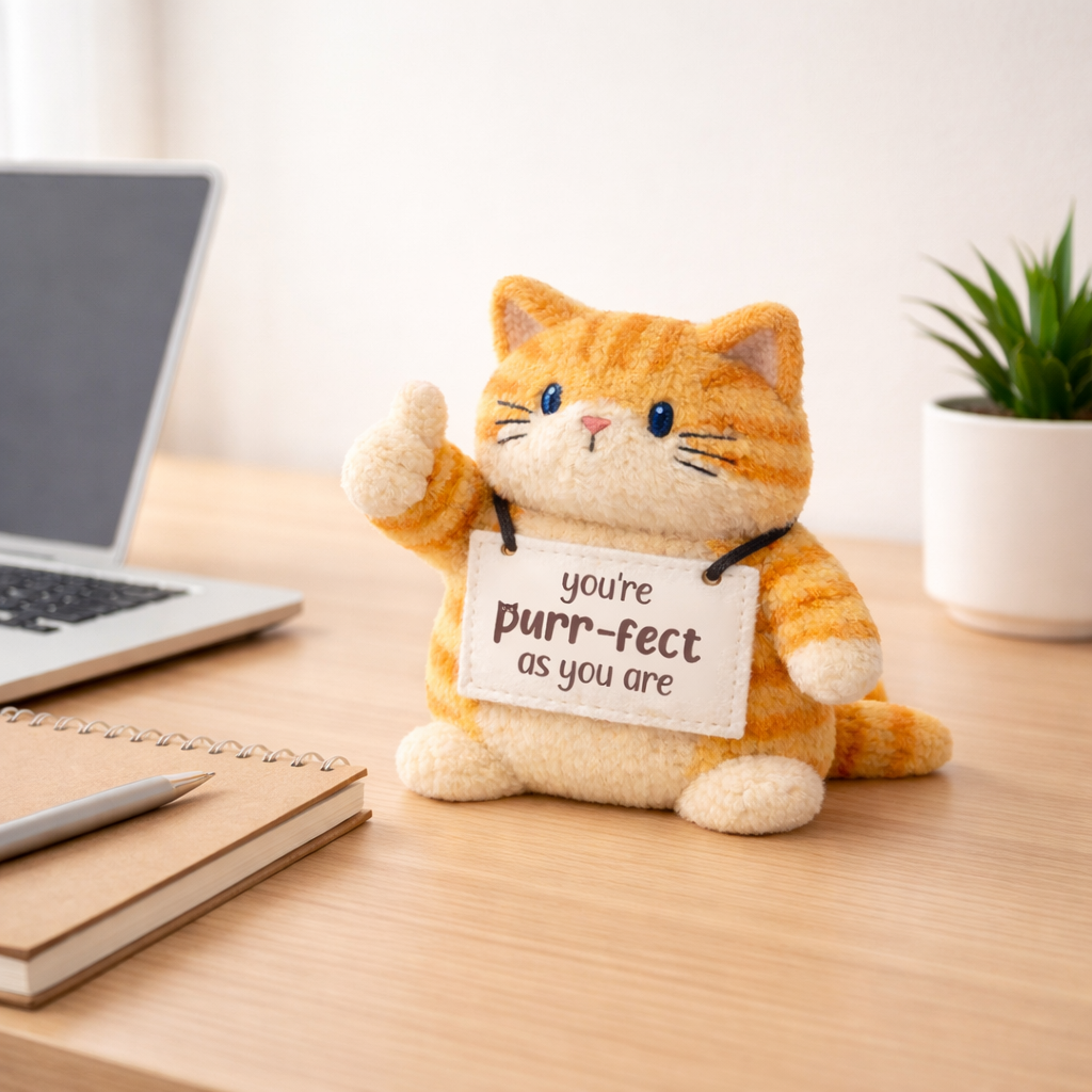 You're Purr-fect Emotional Support Cat Plush