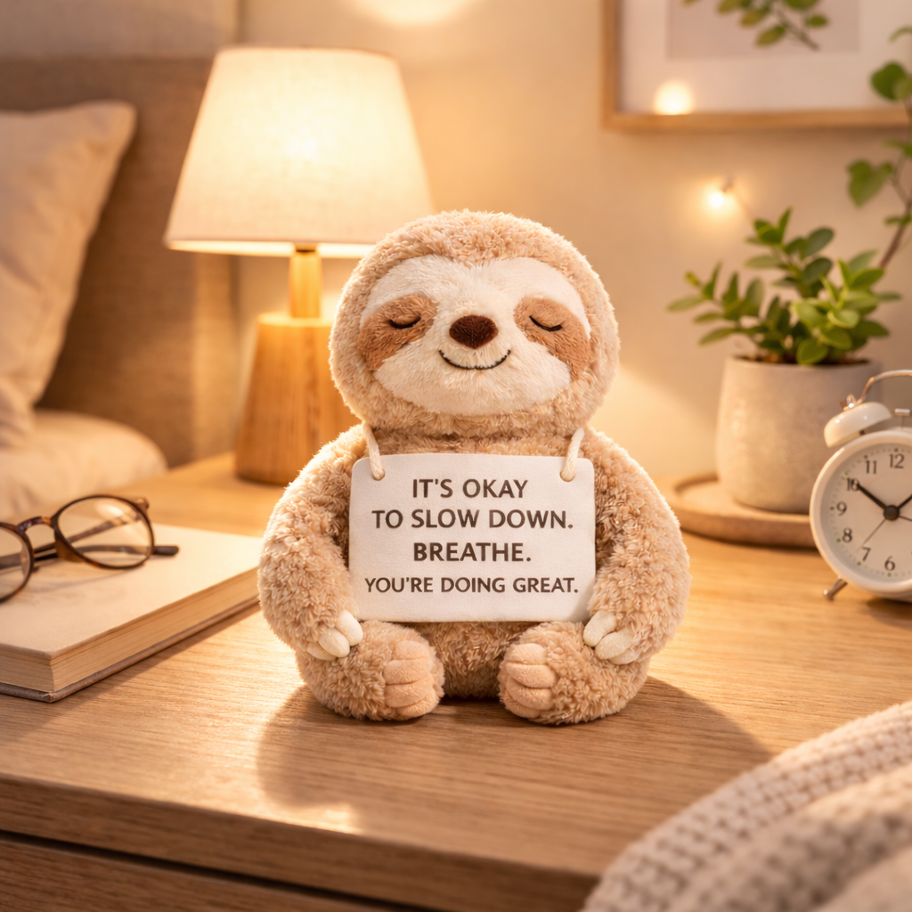 It's Okay To Slow Down Sloth Plush