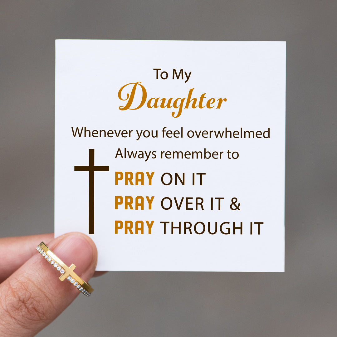 Golden Cross Ring